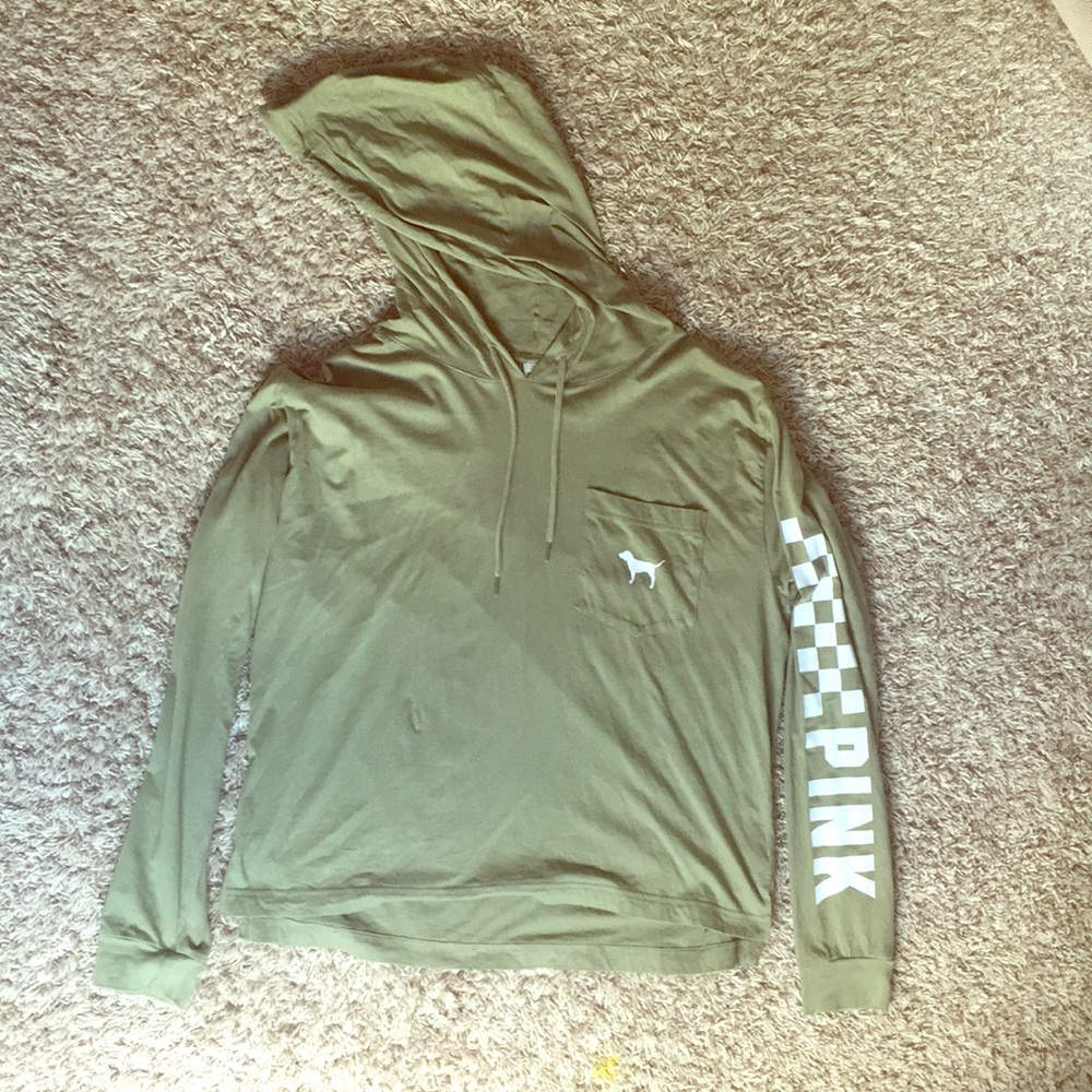 PINK lightweight hoodie.